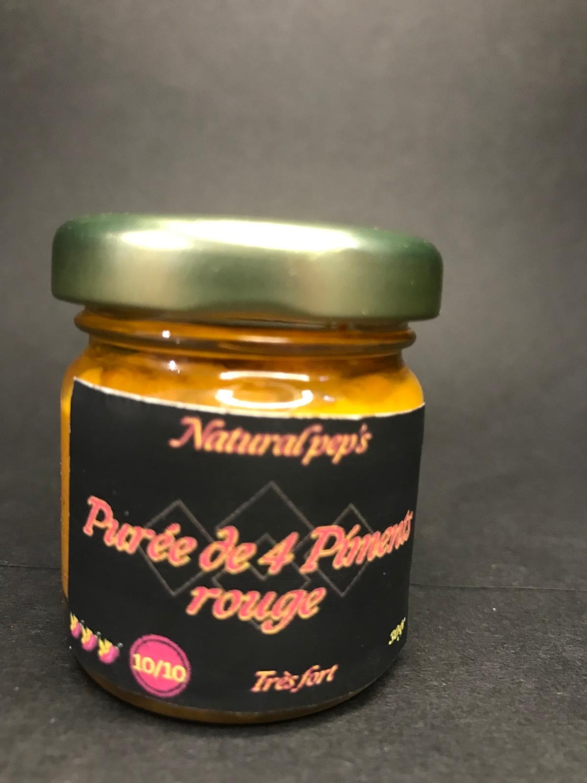 Purée de 4 Piments ROUGES