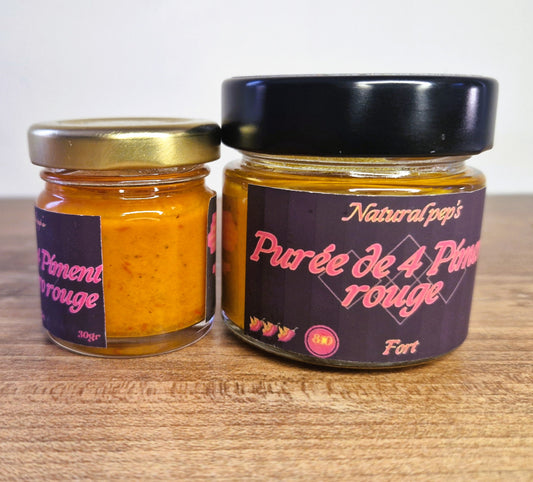 Purée de 4 Piments ROUGES