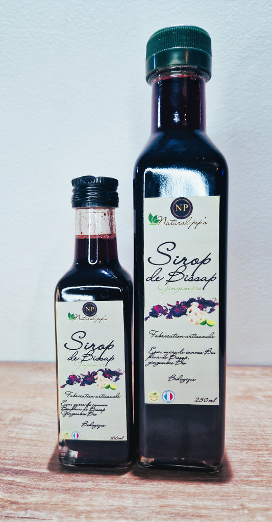 sirop de BISSAP GINGEMBRE
